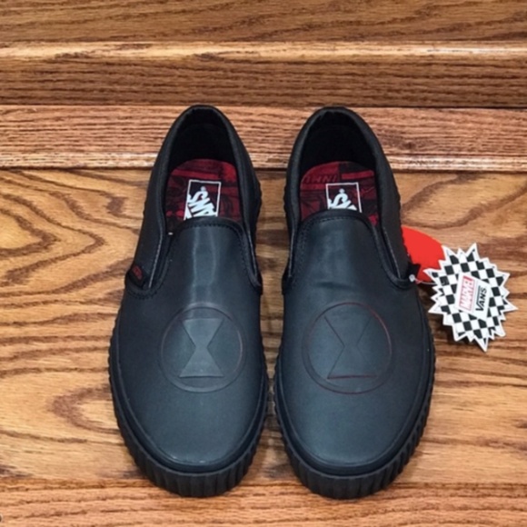 Vans Slip On Marvel Black Widow Black‎ Widow Shoes - Picture 5 of 6